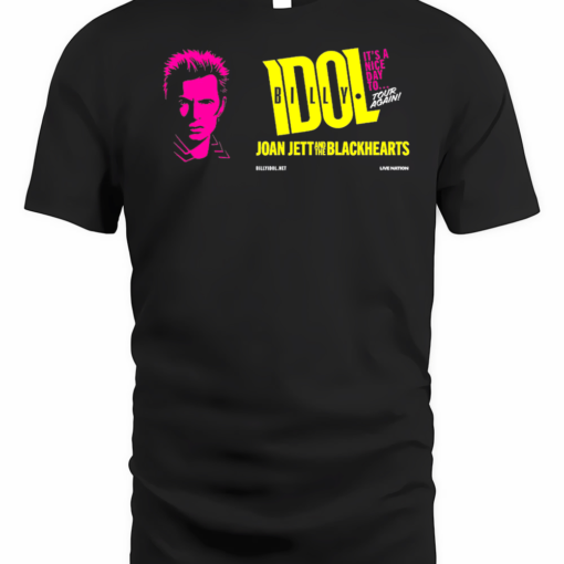 Billy Idol Merch 2025 Fan Shirt
